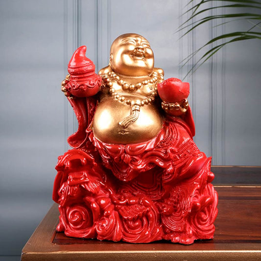 Teresa Premium Fengshui Laughing Buddha Figurine | Multiple Colors