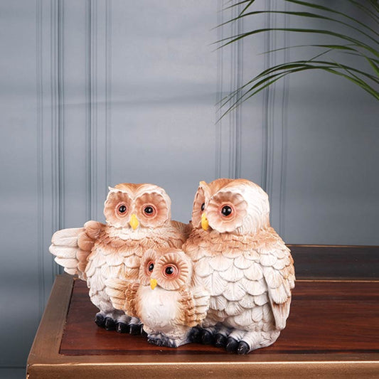 Zoraida Premium Fengshui Owl Family