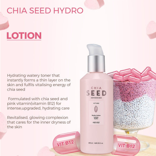 The Face Shop Chia Seed VIT B12 Hydro Lotion - 145 ml