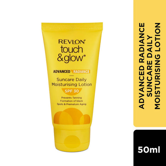 REVLON TOUCH & GLOW ADVANCED RADIANCE SUN CARE DAILY MOISTURIZING LOTION SPF 30 - 50 ml