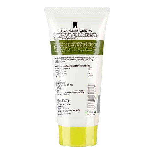 Jiva Ayurveda Cucumber Cream