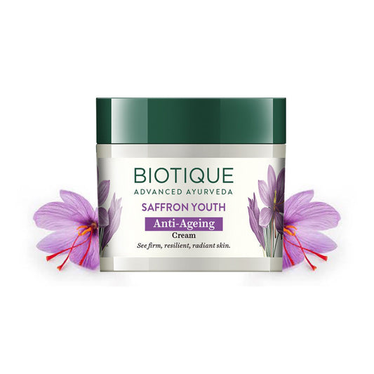 Biotique Advanced Ayurveda Bio Saffron Youth Anti-aging Cream