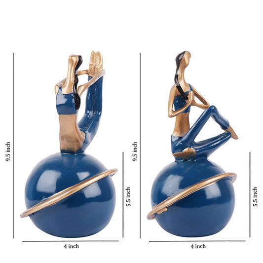 Viviana Premium Yoga Figurine  | Set of 2