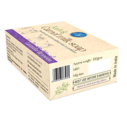 Aadvik Camel Milk Soap - Lavender & Jojoba Essential Oil