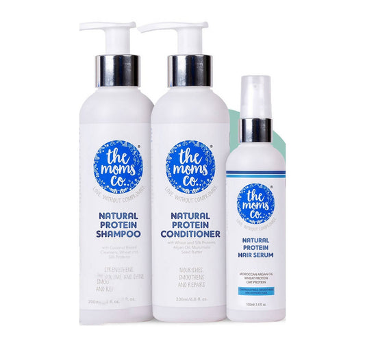 The Moms Co Anti Hair Fall 3-Step Protein Kit