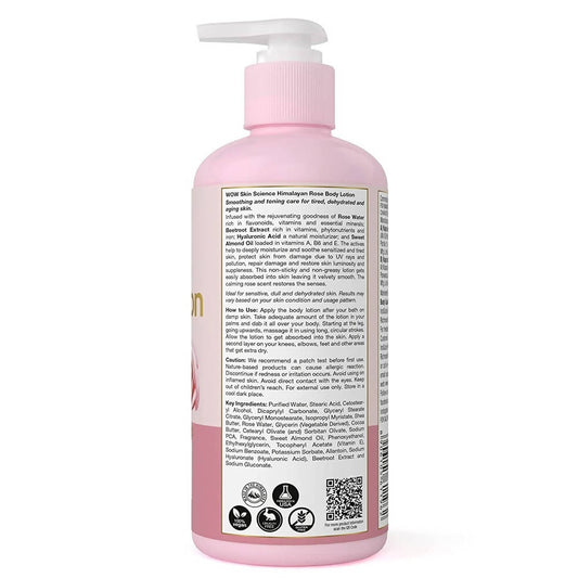 Wow Skin Science Himalayan Rose Body Lotion - 400 ml