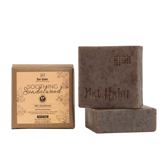 Nat Habit Cold Processed Soothing Sandalwood Soap