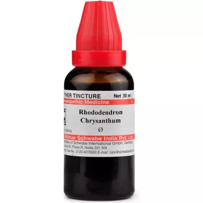 Dr. Willmar Schwabe India Rhododendron Chrysanthum Mother Tincture Q