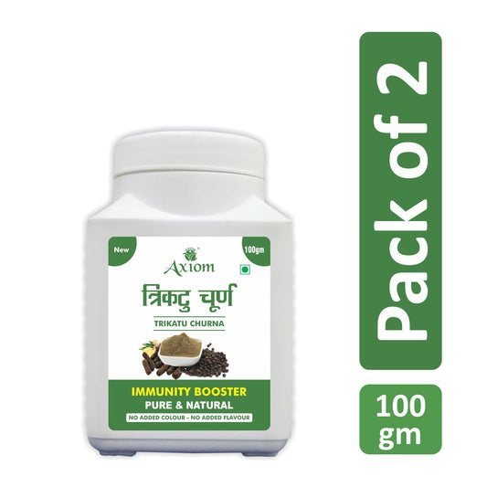 Axiom Trikatu Churna Immunity Booster - 100 gm Pack of - 2
