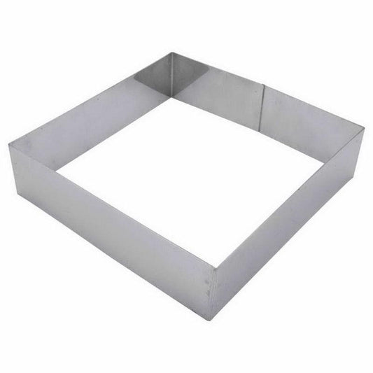 Stainless Squared Shaped Steel Cake Ring | Multiple Sizes