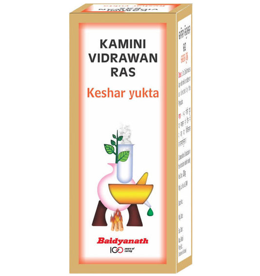 Baidyanath KaminiVidrawan Ras (Keshar Yukta) Tablets - 10 gm