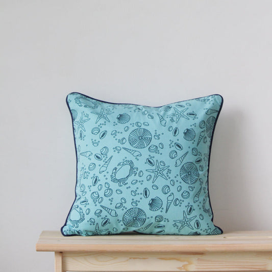 Sea Shells Habitat Cushion Covers | 16 x 16 Inches | Set of 2