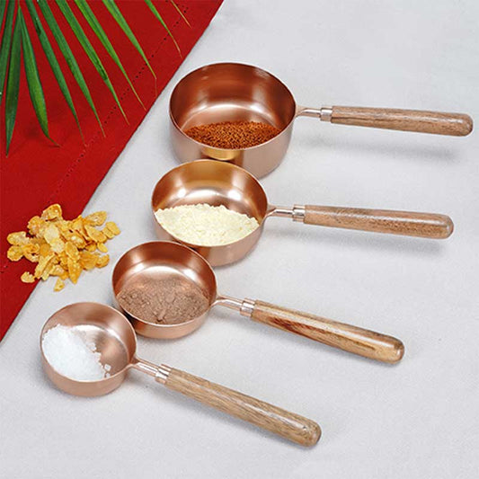 Rose Gold Measuring Cups | Set of 4