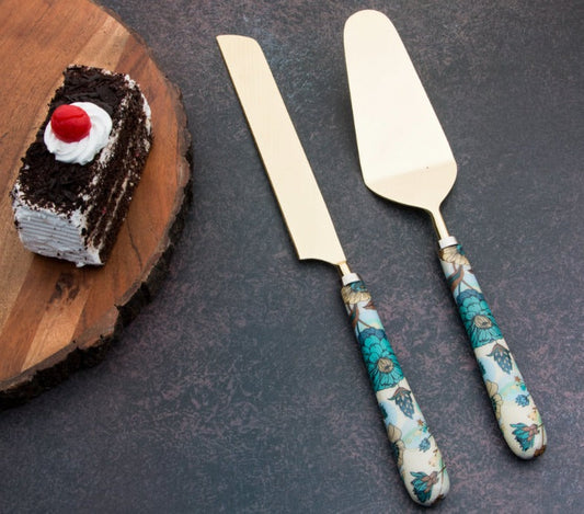 Floral Cake Server | Multiple Colors