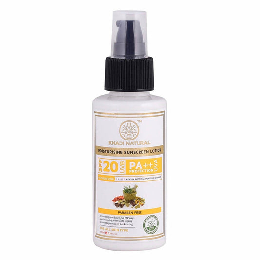 Khadi Natural Moisturising Sunscreen Lotion SPF 20 - 100 ml