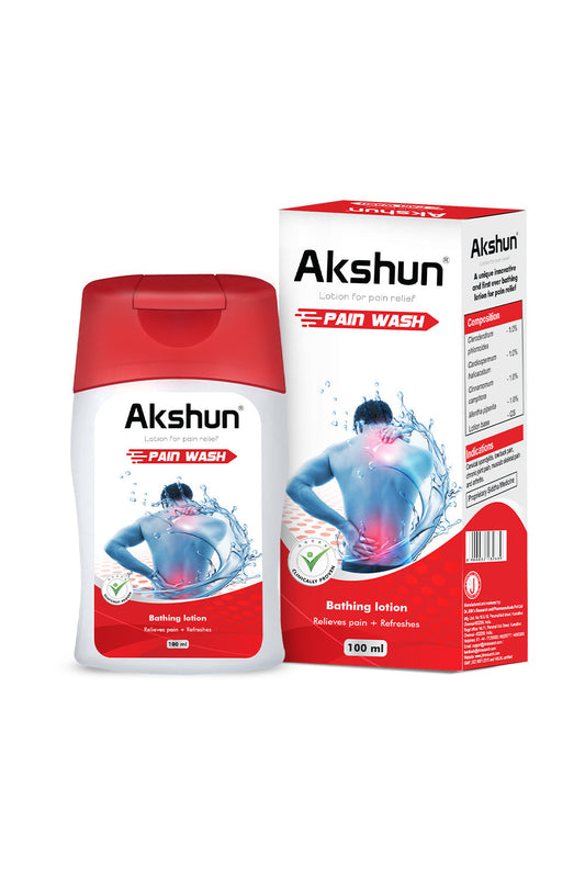 Dr. Jrk's Akshun Bathing lotion for pain wash - 100 ml