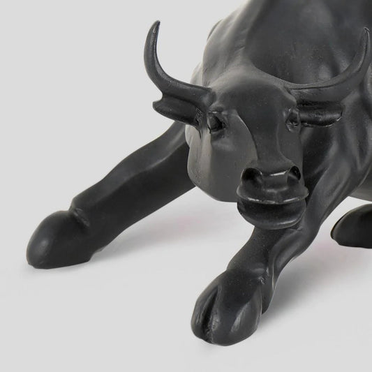 Surreal Charging Bull