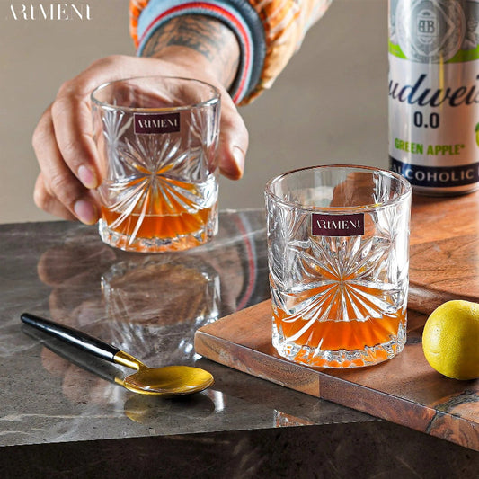 Impressionist Scotch Savvy Whiskey Glasses | Set of 4, 8 | 310ml