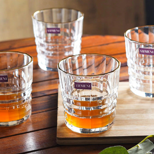 Luxury Lineage Whiskey Glasses | Set of 4, 8 | 350ml