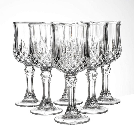 Crystal Diamond Glass | Set of 6