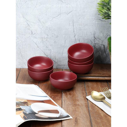 Handcrafted Ceramic Bowls Set | Set of 6