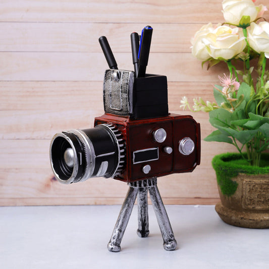 Tripod Camera Vintage Tabletop Decor Showpiece