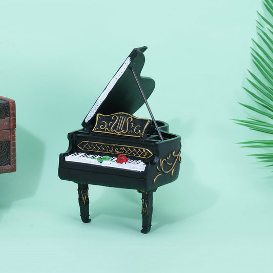 Classic Piano Vintage Decor Showpiece | Multiple Colors