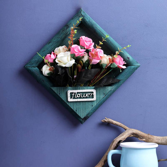 Green Wall Hanging Flower Frame