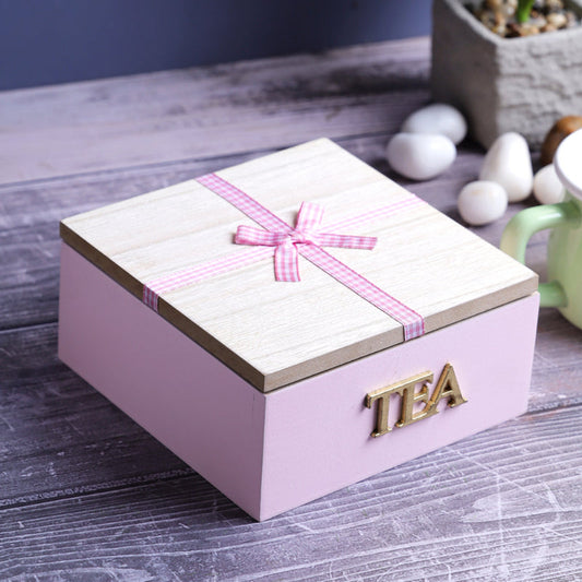 Wooden Tea Storage Gift Box | Multiple Style