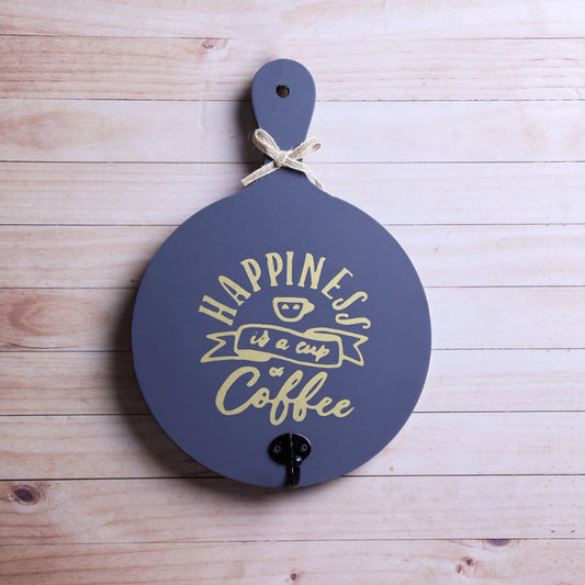 Happiness Wall Hanging Key Holder