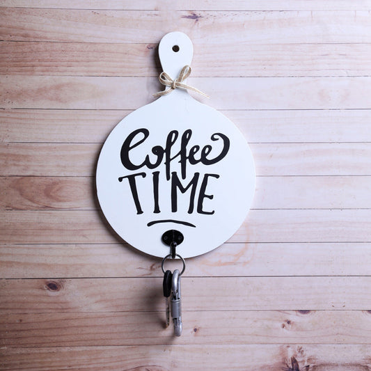 Coffee Break Wall Hanging Key Holder