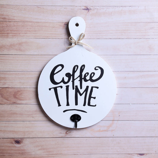 Coffee Break Wall Hanging Key Holder