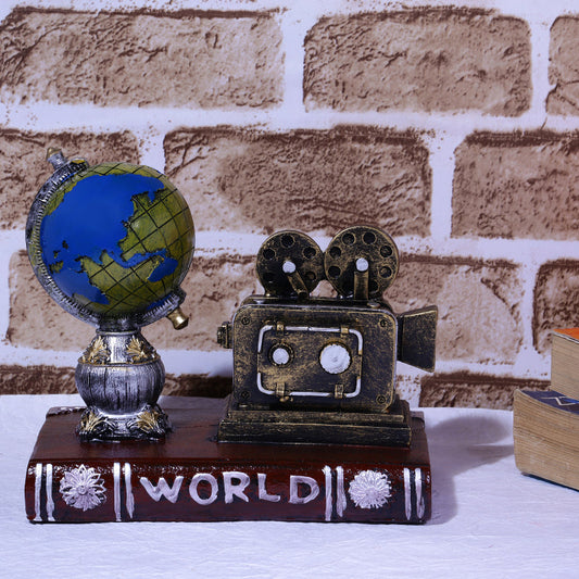 Director's Earth Tone Globe Decor Showpiece