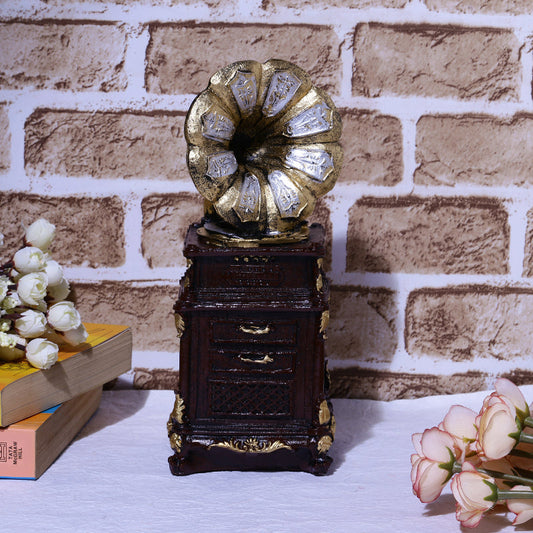 Classic Gramophone Decor Showpiece | Multiple Colors