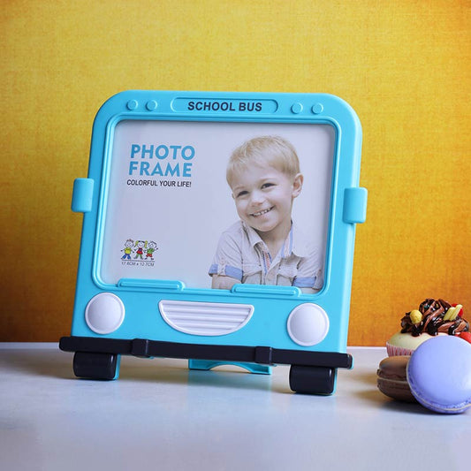 Liandra Square School Bus Photo Frame