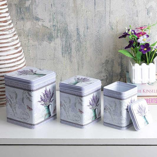 Floral Storage Tins | Set of 3