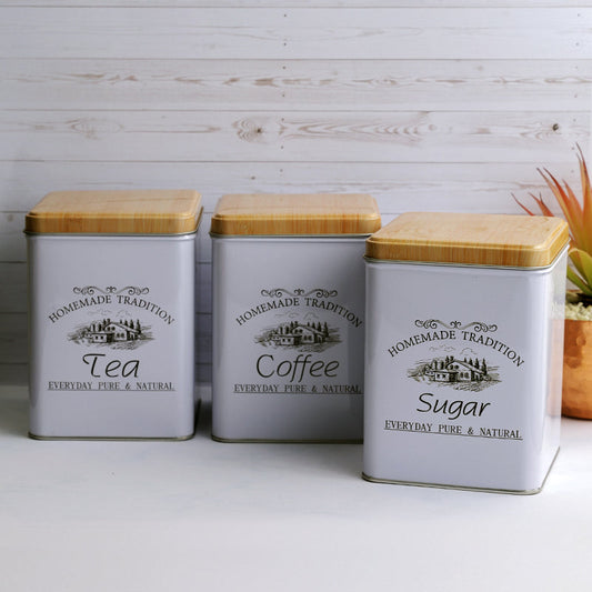 Homemade Tradition Vintage Storage Boxes | Set of 3