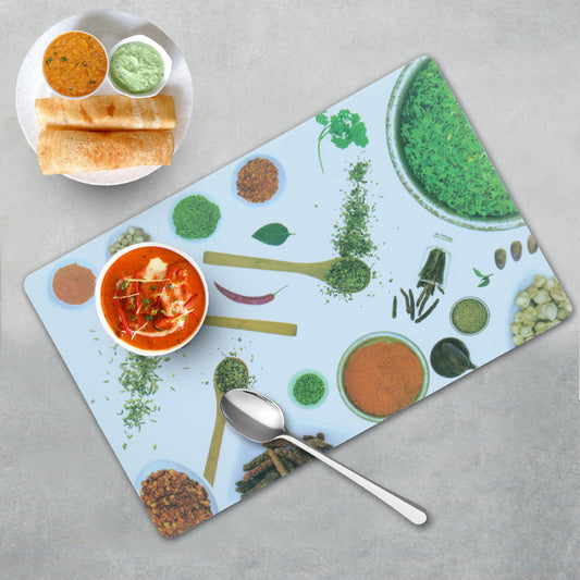 Green Spices Tablemats | Set Of 6