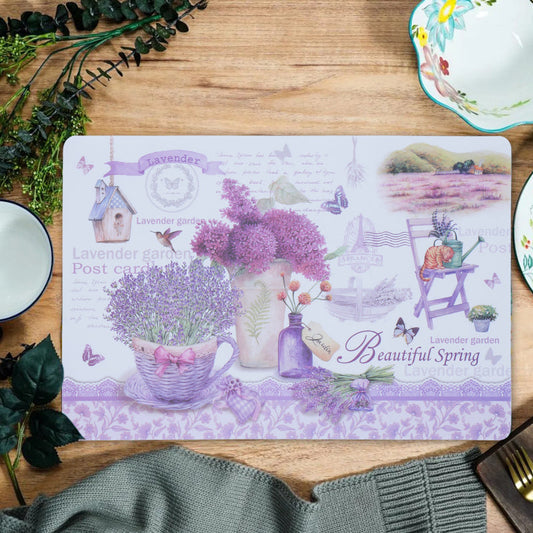 Lavender Vase Tablemats | Set of 6