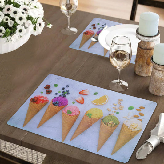 Ice Cream Cones Tablemats | Set of 6