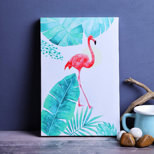 Tropical Flamingo Borderless Frame