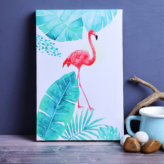 Tropical Flamingo Borderless Frame