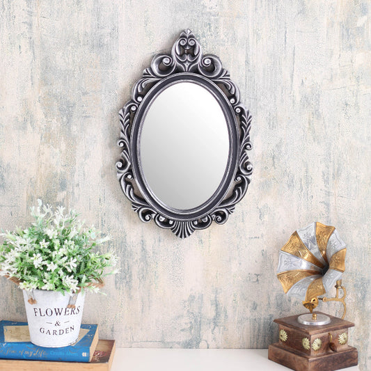 Artistic Oval Border Mirror | Multiple Colors