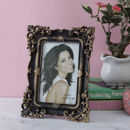 Elegant Vintage Copper Photo Frame