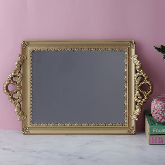 Timeless Antique Reflections Mirror Tray