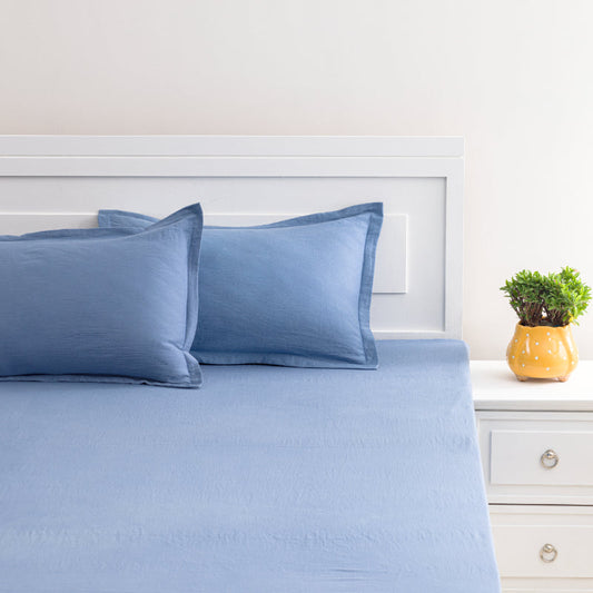 Ayurvedic Bedding Set | Indigo | King Size