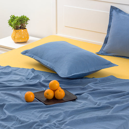 Ayurvedic Bedding Set | Indigo | King Size