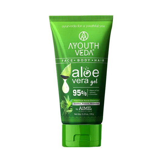 AYOUTHVEDA Aloe Vera Gel for Face Hair and Body - 150 gms