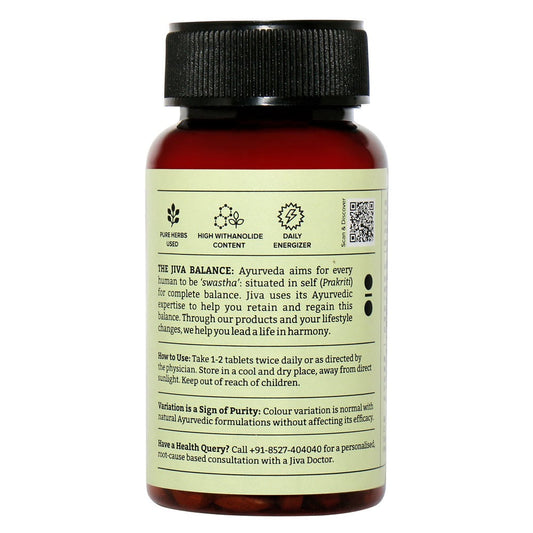 Jiva Ayurveda Ashwagandha Tablets