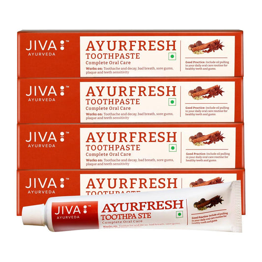 Jiva Ayurveda Ayurfresh Toothpaste With Almond Soap Free